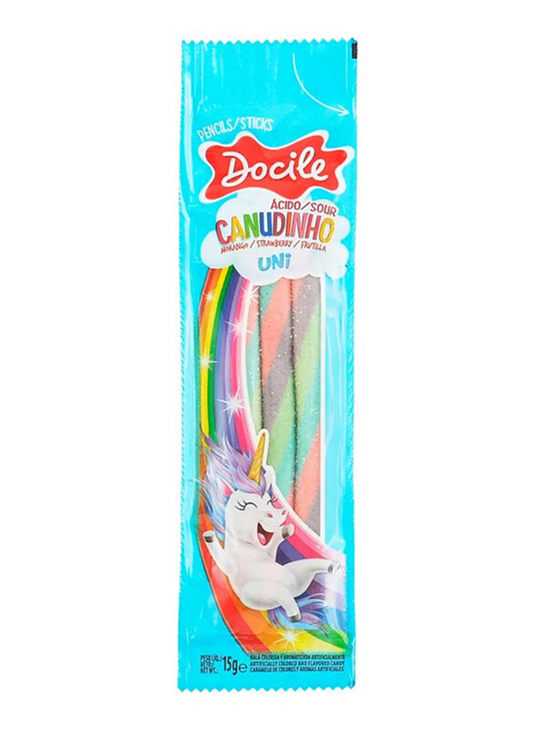 

Docile Canudinho Sour Mix Unicorn Pencil Jellies, 15g