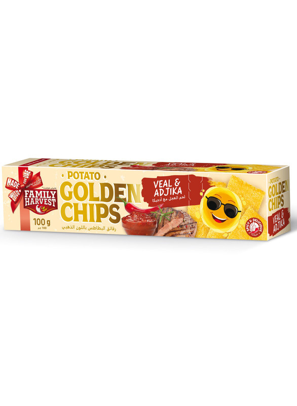 Family Harvest Chips Golden Veal & Adjika 100g*192pcs