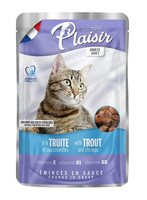 

Plaisir Adulte Cat Food, 100g