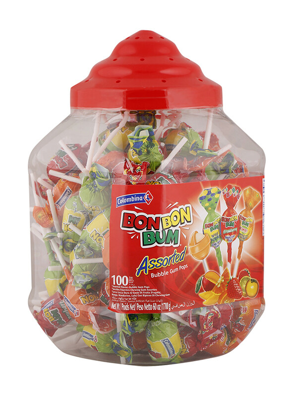 

Colombina Bonbon Bum Assorted Lollypops, 1.7 KG