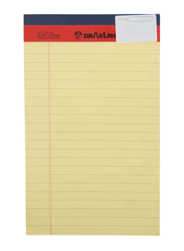 Paperline A5 Writing Pad, 40 Sheet, Khaki