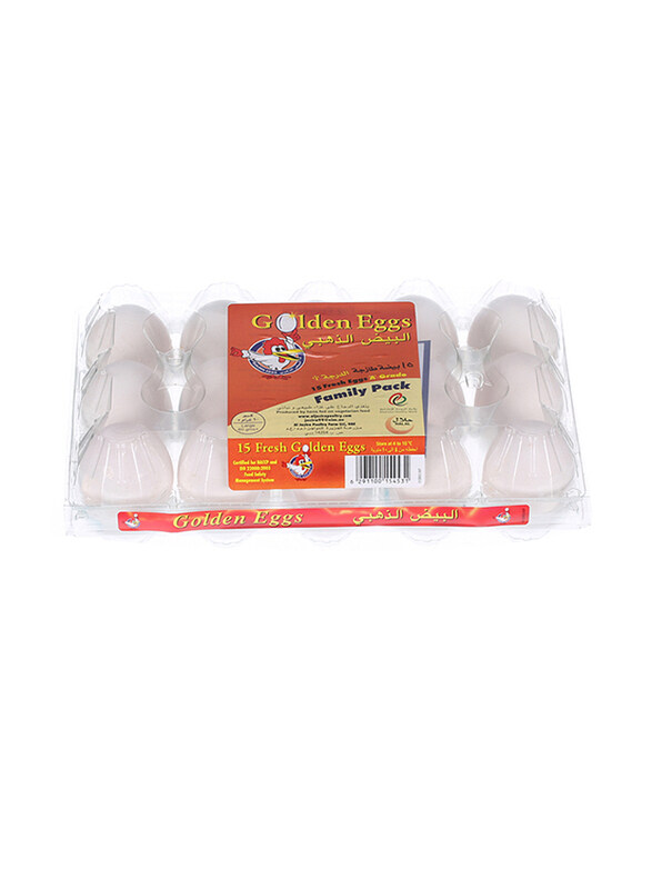 

Al Jazira Golden Eggs Brown Family Pack, 15 Pieces