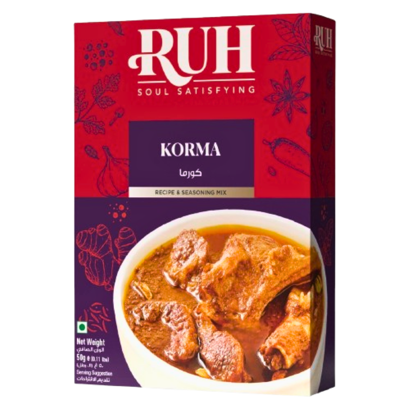 

Ruh Korma Masala 50g x72pcs