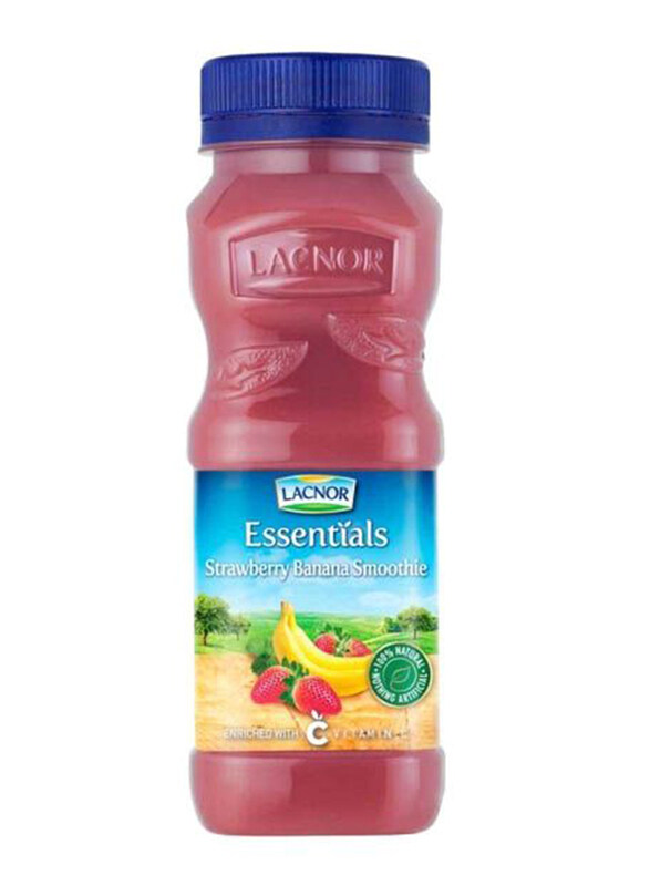 

Lacnor Strawberry Banana Smoothie, 200ml