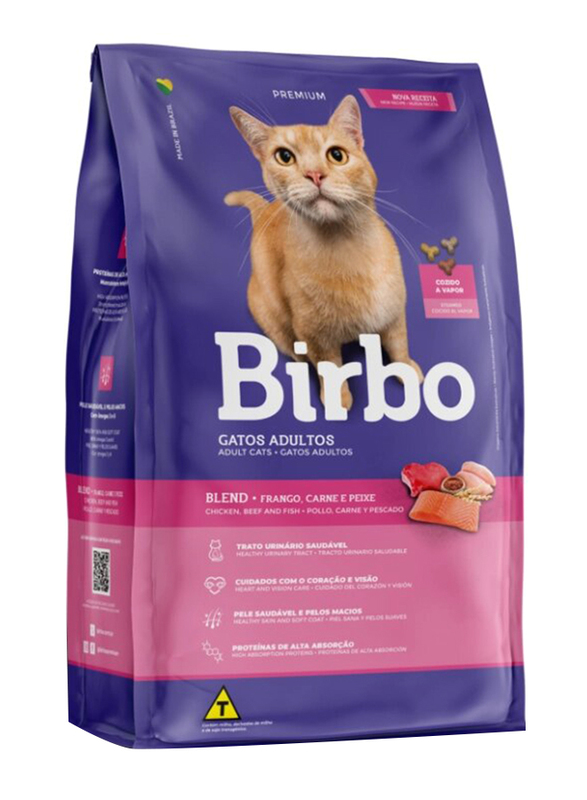 Birbo Chicken Beef & Fish Cat Foods, 1 Kg