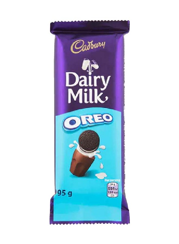 Cadbury Dairy Milk Oreo Chocolate Bar, 95g