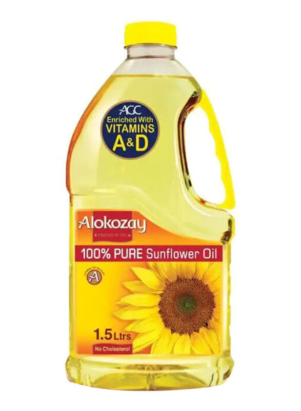 

Alokozay Pure Sunflower Oil, 1.5 Litre