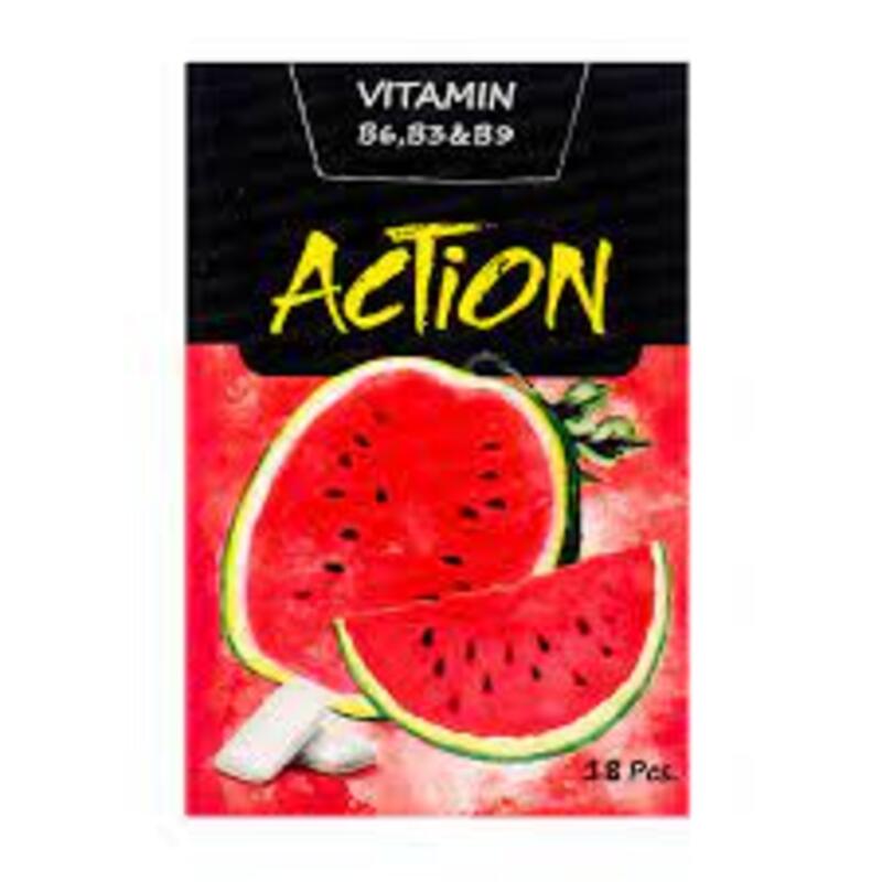 Action Vitamin Watermelon Gum 23.8gm