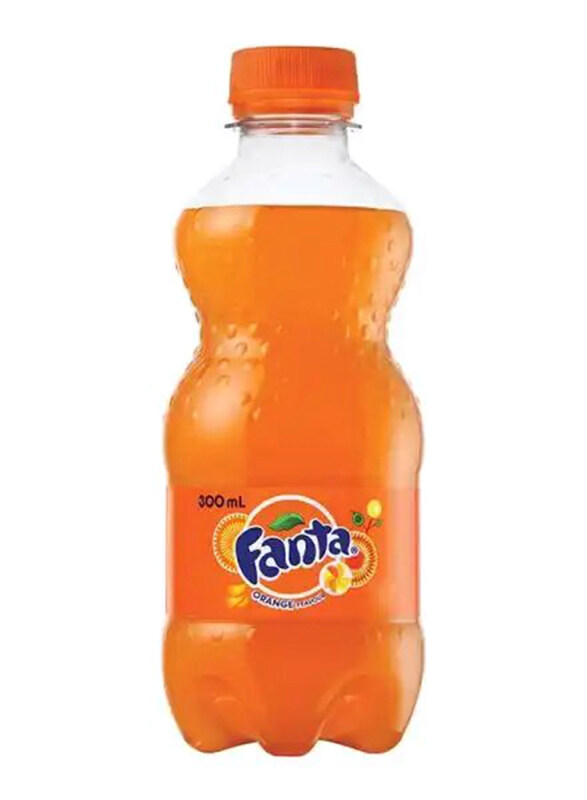 

Fanta Orange Carbonated Soft Drink, 300ml