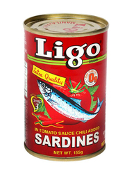 Ligo Sardines in Tomato Sauce with Chili, 155g