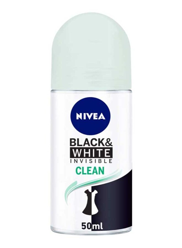 Nivea Deo Women Roll On Invisible Black & White Clean, 50ml