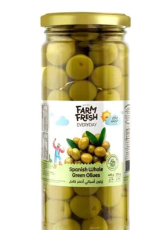 

Farm Fresh Green Pitted Olives, 340g