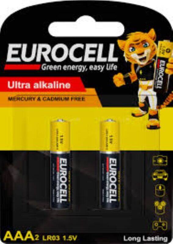 

Eurocell Ultra Alkaline AAA2 Batteries