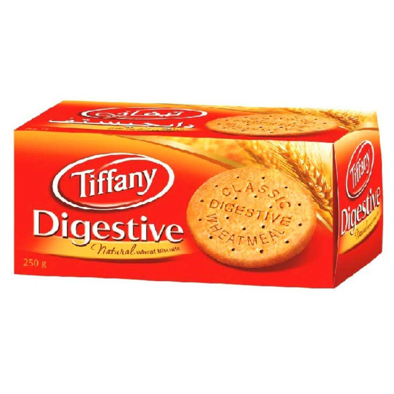 Tiffany Digestive Natural Wheat Biscuit 250g*90pcs