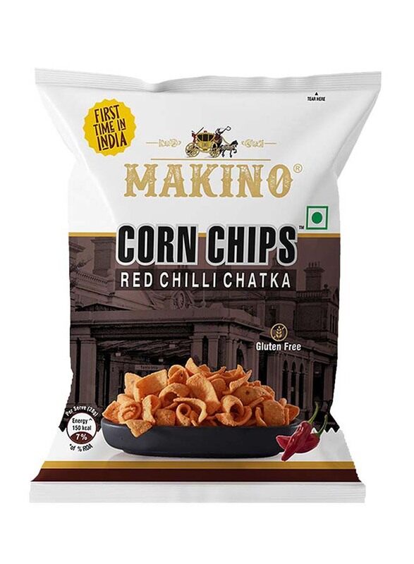 

Makino Red Chilli Chatka Corn Chips, 60g