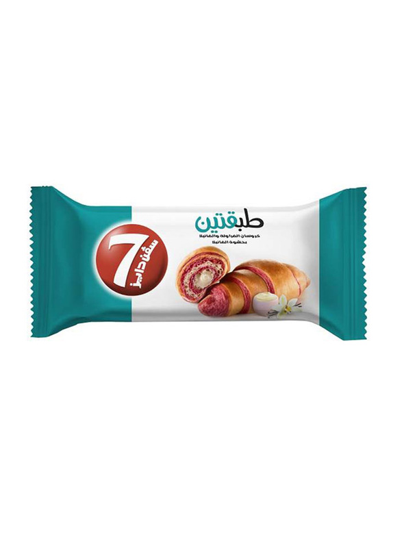 

7-Days Croissant Double Fill Strawberry & Vanilla, 90g