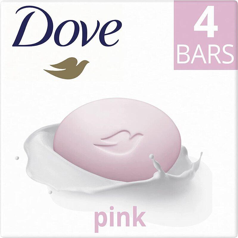 

Dove Pink Moisturising Cream Beauty Soap Bar, 4 x 90g