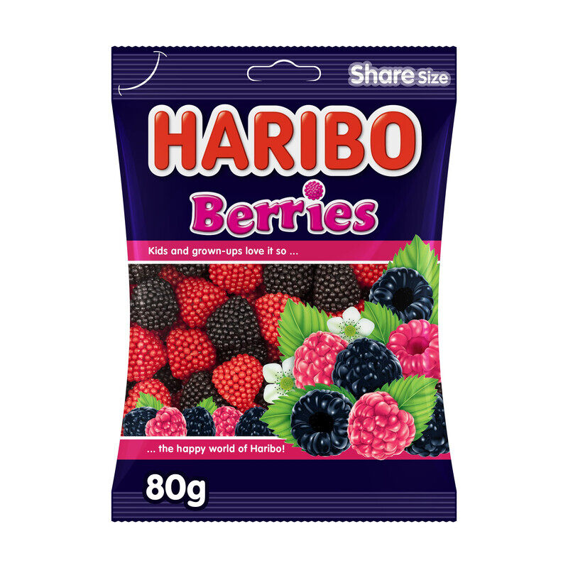 

Lays Haribo Berries 80gm*35pices