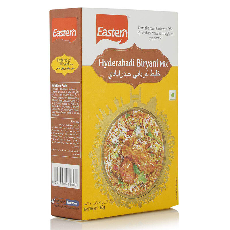

Eastern Hyderabadi Biryani 60gm x 48pcs