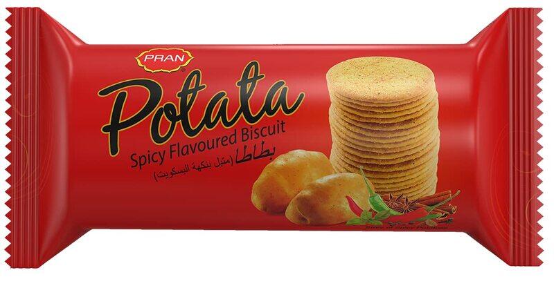 

Pran Biscuit Potata 100gm*190pices