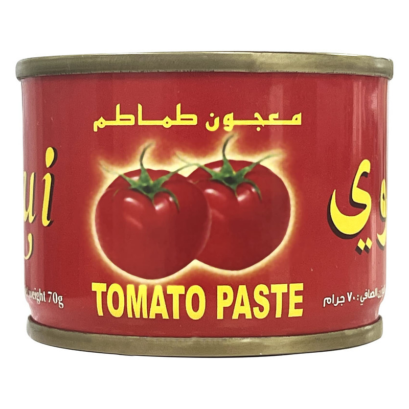 Tomato Paste Ahlan Tin 70g*100*25packs