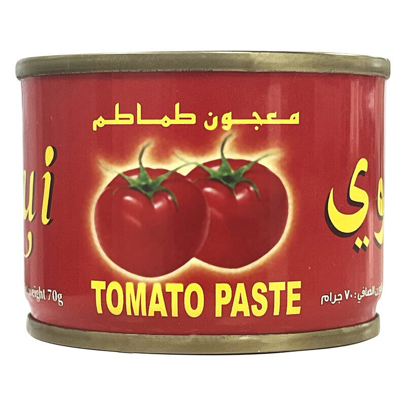 

Alia Royal Chef Tomato Paste Ahlan Tin 70g*100*25packs