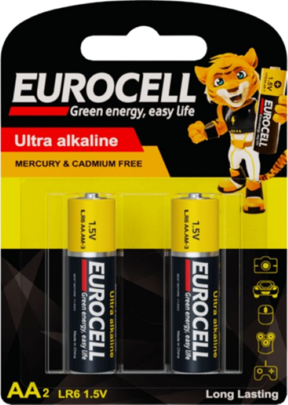 

Eurocell Ultra Alkaline AA2 Batteries