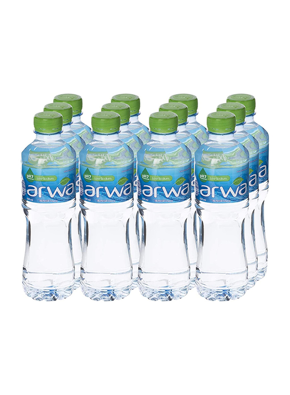 

Arwa Bottled Drinking Mineral Water, 12 Bottles x 500ml