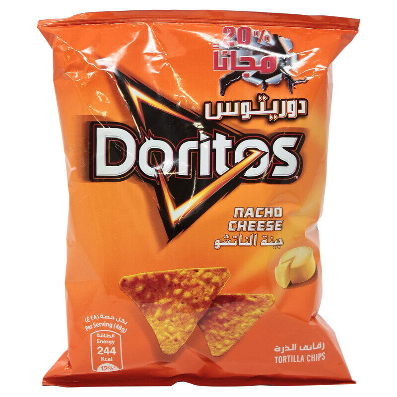 

Lays Doritos Nacho Cheese 48gm*90pices