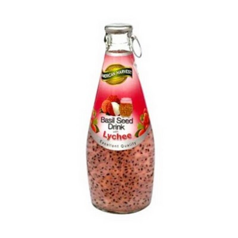Pran Basil Seed Drink lychee 290ml*50pieces