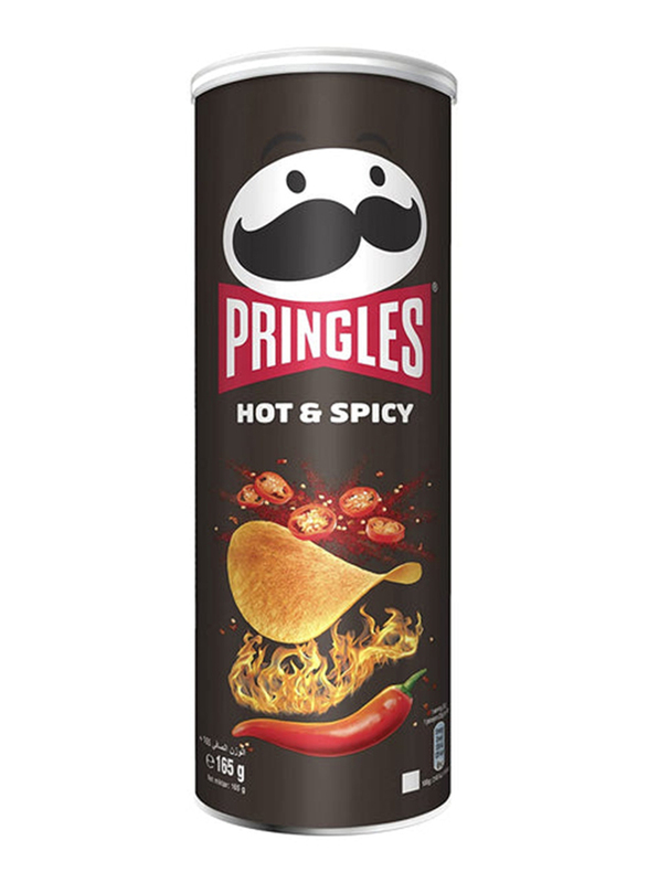 Pringles Hot & Spicy Chips, 165g
