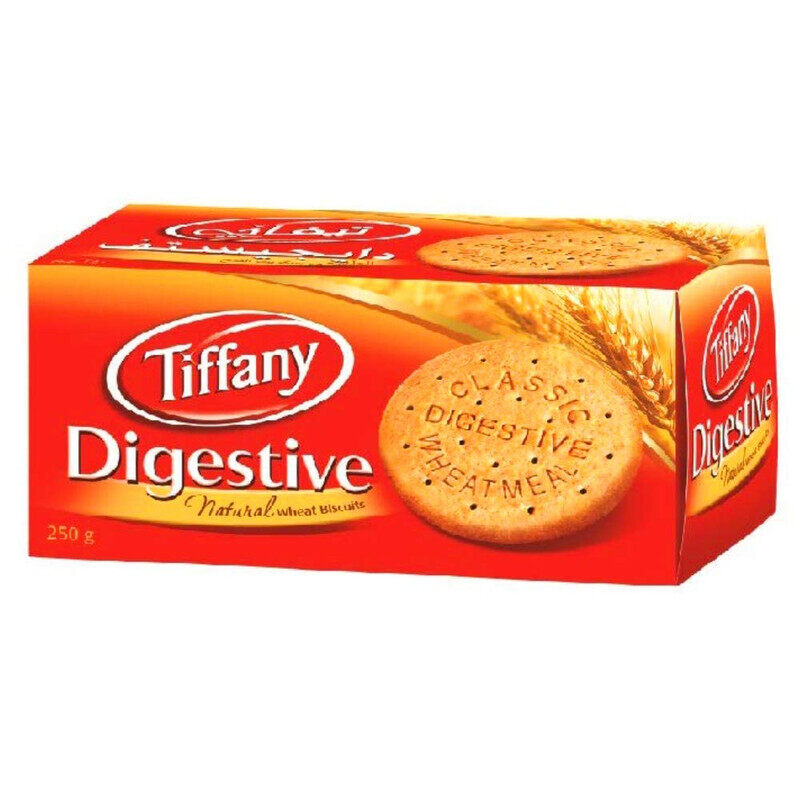 

Britannia Tiffany Digestive Natural Wheat Biscuit 250g*180pcs