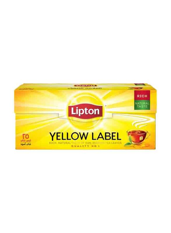 Lipton Yellow Label Black Tea, 25 Tea Bags
