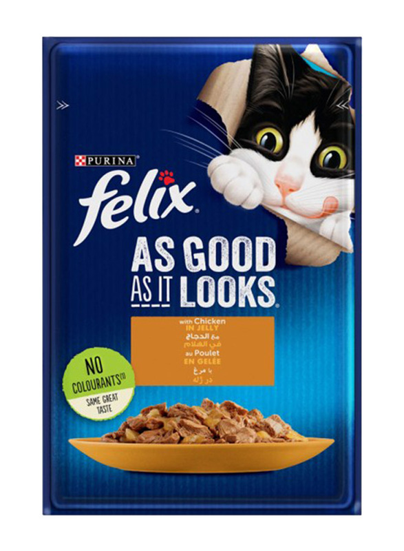 

Purina Felix with Chicken In Jelly Cat Food, 85g