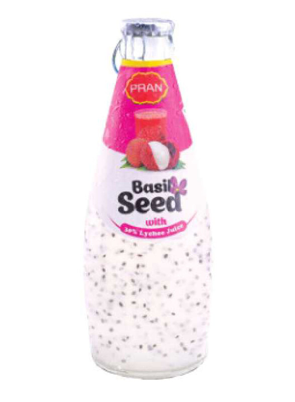 

Pran Basil Seed Lychee Drink, 290ml