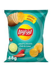 Lays Chili & Lime Chips, 165g