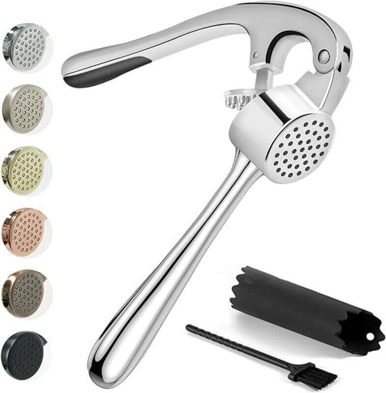 

100% Chef Garlic Press, Garlic Mincer