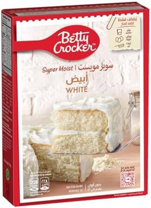 

Betty Crocker Super Moist White Cake Mix 500g