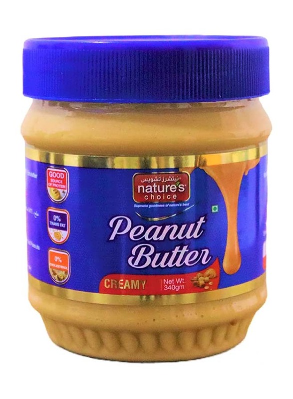 Natures Choice Creamy Peanut Butter, 340g