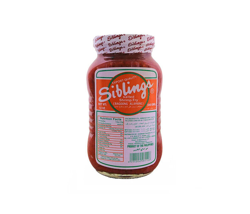 

Siblings Salted Shrimp Can Fry 340g