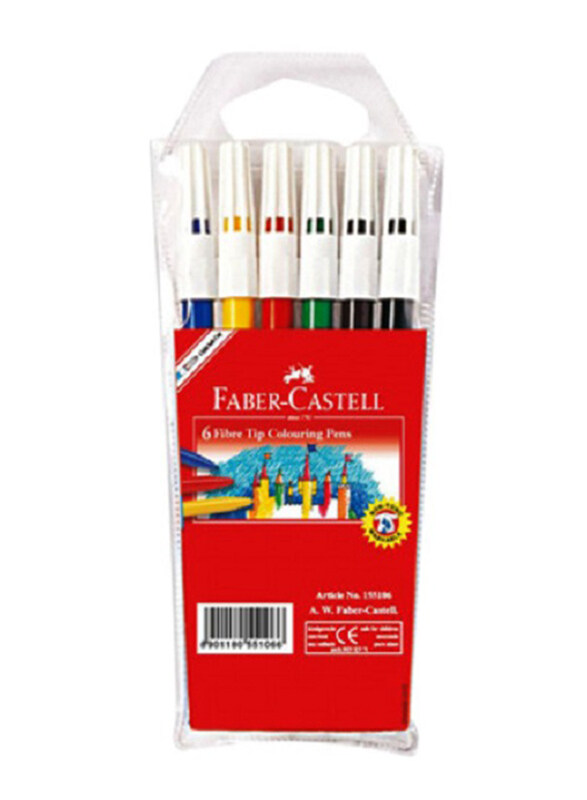 

Faber-Castell Colour Pen, 6 Piece, Multicolour