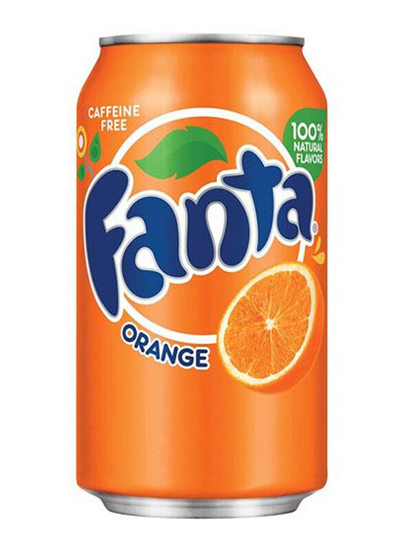 

Fanta Orange Carbonated Soft Drink Can, 330ml