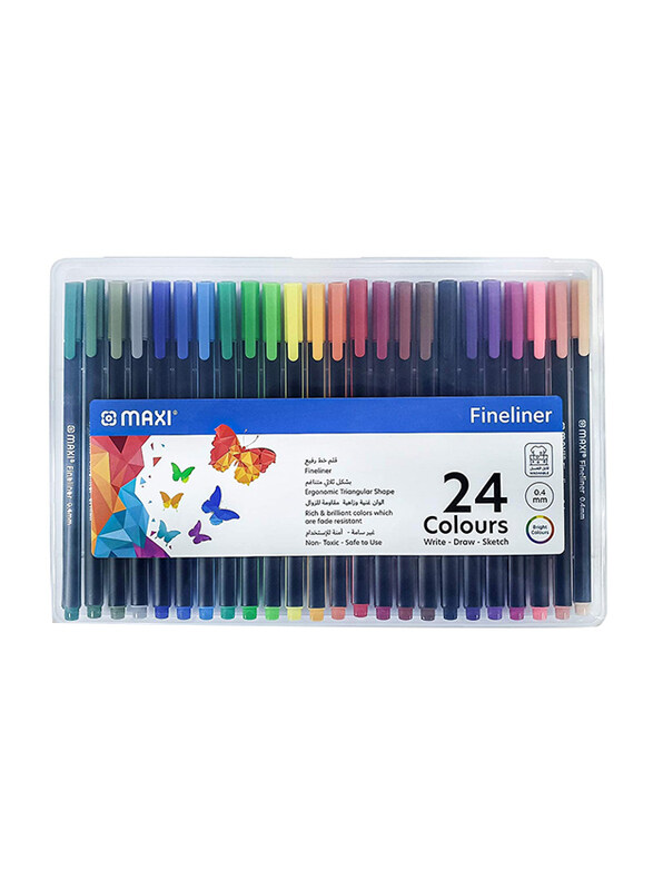 

Maxi 24-Piece Fineliner Colour, 4mm, Multicolour