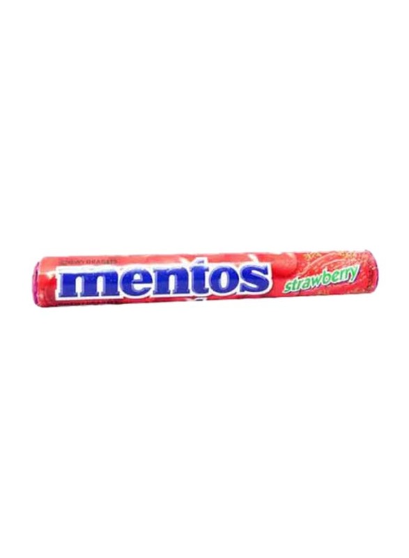 Mentos Strawberry Chew Candy, 30g