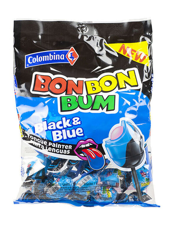 

Colombina Bonbon Bum Black & Blue Lollypops