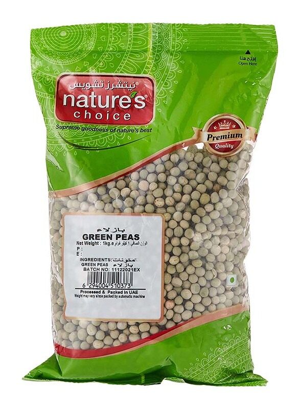 

Natures Choice Green Peas, 1 KG