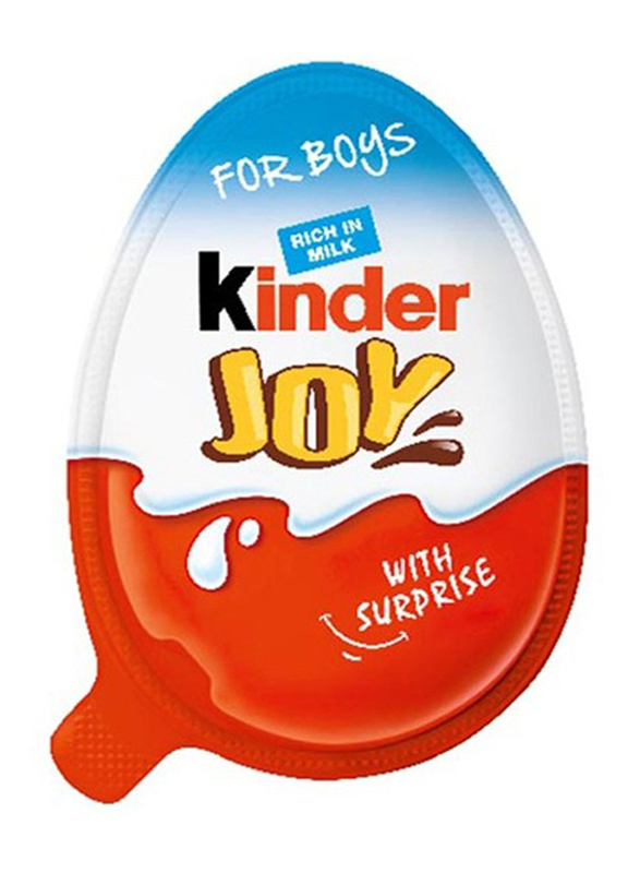 Kinder Joy Chocolate Egg for Boys, 20g