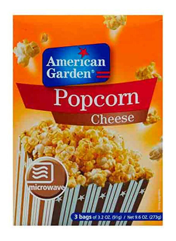 

American Garden Cheess Microwave Popcorn, 273g