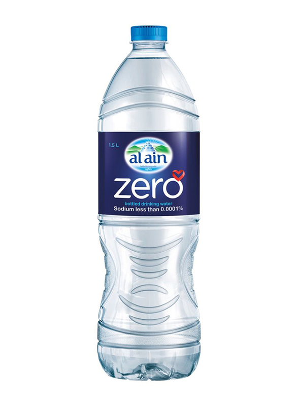 Al Ain Zero Bottled Drinking Mineral Water, 1.5 Litres