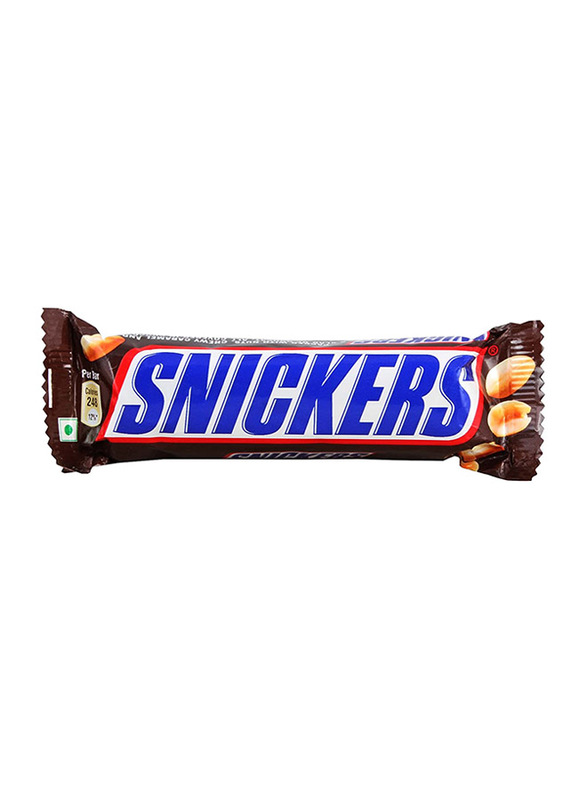 Snickers Twin Peanut Chocolate Bar, 50g